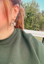 Load image into Gallery viewer, Micro Floral Open Book Dangle