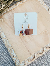 Load image into Gallery viewer, Micro Floral Open Book Dangle