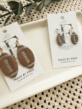 Load image into Gallery viewer, Glitter Football Dangle