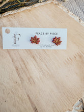 Load image into Gallery viewer, Leaf Studs