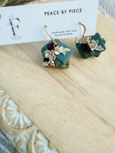 Load image into Gallery viewer, Double Book Dangle w/ Cascading Flowers