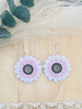 Load image into Gallery viewer, Large Daisy Dangle in Pearl White &amp; Pink Gradient