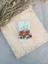 Load image into Gallery viewer, Stacked Book Floral Dangle