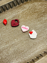 Load image into Gallery viewer, Holiday Hoop with Valentine&#39;s Day Charm Bundle (includes hoop and charms)