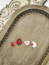 Load image into Gallery viewer, Valentine&#39;s Day Holiday Hoop Charm Bundle