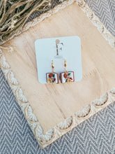 Load image into Gallery viewer, Micro Floral Open Book Dangle