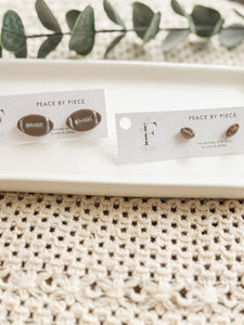Glitter Football Stud