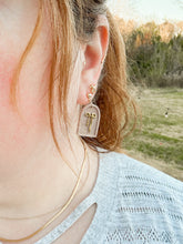 Load image into Gallery viewer, Mini Arch Embossed Bow Dangle