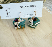 Load image into Gallery viewer, Double Book Dangle w/ Cascading Flowers